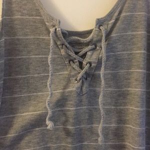 Abercrombie & Fitch Tops - Abercrombie and fitch lace up tank top Abercrombie & Fitch Tops - Abercrombie and fitch lace up tank top